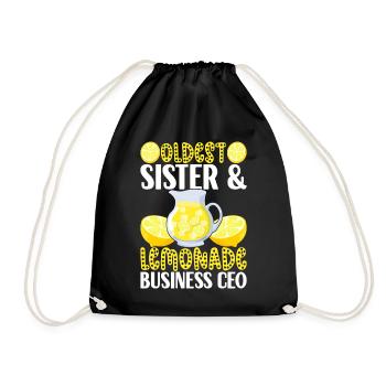 Stand de limonade Lemonade - Sac de sport léger - noir - Devant
