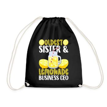 Stand de limonade Lemonade - Sac de sport léger - noir - Devant