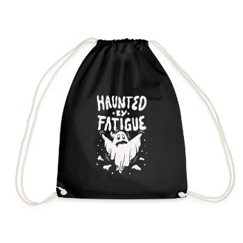 Joyeux tour d’Halloween ou traitement Horreur fantôme endormie - Sac de sport léger - noir - Devant