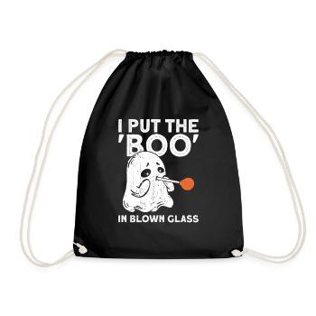 J’ai le 'BOO' en verre soufflé - - Sac de sport léger - noir - Devant