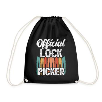 Serrure officielle Cracker Lock Pick Lock - Sac de sport léger - noir - Devant