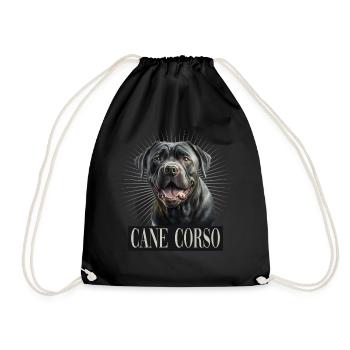 Cane Corso für einen Cane Corso Besitzer - Turnbeutel - Schwarz - Vorne
