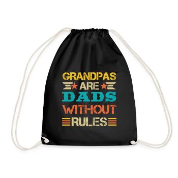Bester Opa Aller Zeiten, Großvater, Gramps, - Turnbeutel - Schwarz - Vorne