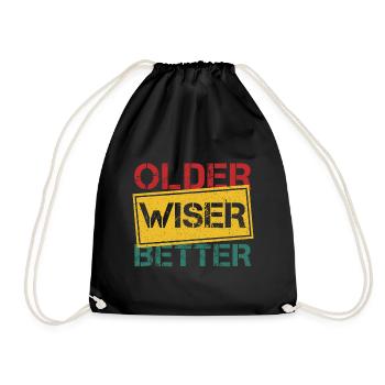 Bester Opa Aller Zeiten Großvater Gramps - Turnbeutel - Schwarz - Vorne