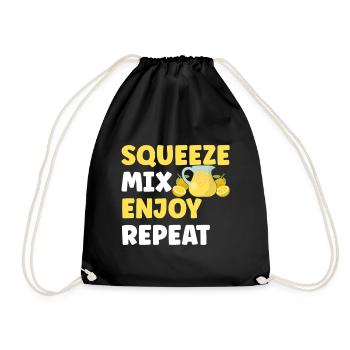 Lemonade Lemonade stand - Drawstring Bag - black - Front