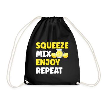 Stand de limonade Lemonade - Sac de sport léger - noir - Devant
