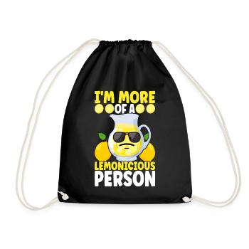 Stand de limonade Lemonade - Sac de sport léger - noir - Devant