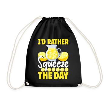 Stand de limonade Lemonade - Sac de sport léger - noir - Devant