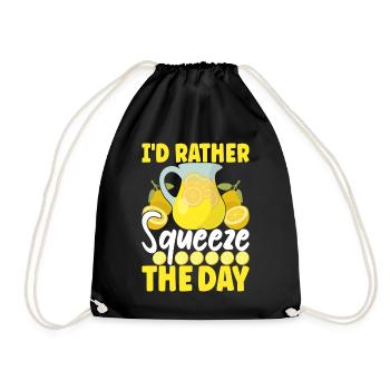Stand de limonade Lemonade - Sac de sport léger - noir - Devant