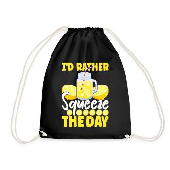Stand de limonade Lemonade - Sac de sport léger - noir - Devant