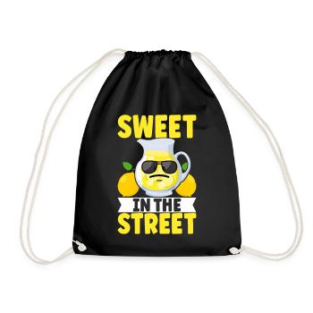 Stand de limonade Lemonade - Sac de sport léger - noir - Devant