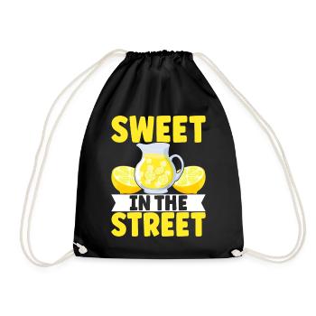 Stand de limonade Lemonade - Sac de sport léger - noir - Devant