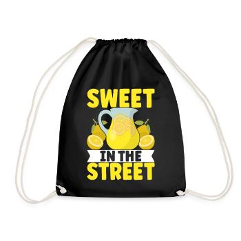 Stand de limonade Lemonade - Sac de sport léger - noir - Devant