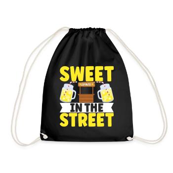 Lemonade Lemonade stand - Drawstring Bag - black - Front