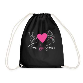 Cute Licensed Esthetician Skincare - Turnbeutel - Schwarz - Vorne
