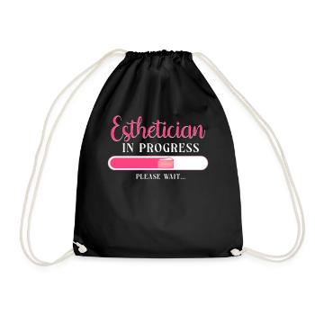 Cute Licensed Esthetician Skincare - Turnbeutel - Schwarz - Vorne