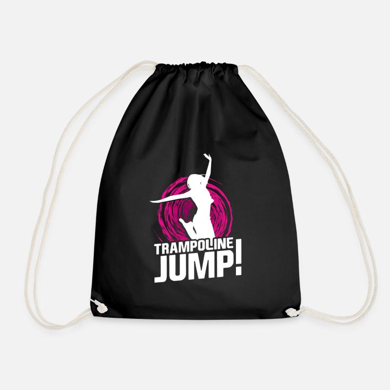 Trampoline Jump - Turnbeutel - Schwarz