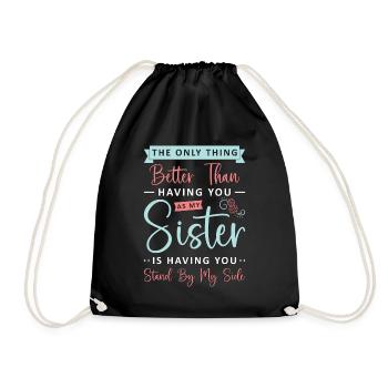 Maid Of Honor The Only Thing Better Than Marriage - Turnbeutel - Schwarz - Vorne