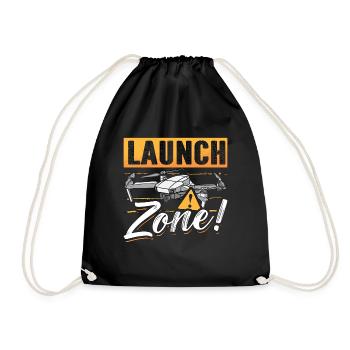 Drone Racing Zone de lancement Machine de course de drones - Sac de sport léger - noir - Devant