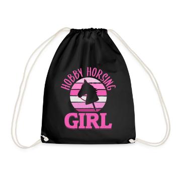 Hobby Horse Hobby Horsing Hobbyhorse Cadeau - Sac de sport léger - noir - Devant