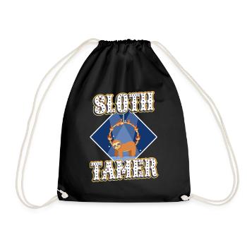 Paresseux - Sac de sport léger - noir - Devant
