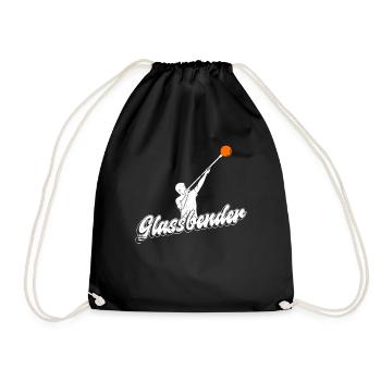 Glasbender - souffleurs de verre - Sac de sport léger - noir - Devant