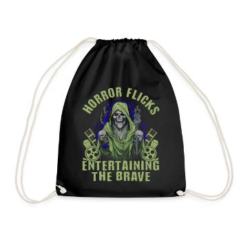 Zombie Horror Horror Film Festival + Halloween - Drawstring Bag - black - Front