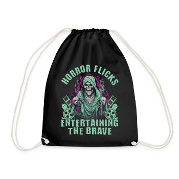 Zombie Horror Horror Film Festival + Halloween - Drawstring Bag - black - Front