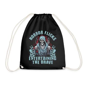 Zombie Horror Horror Film Festival + Halloween - Drawstring Bag - black - Front