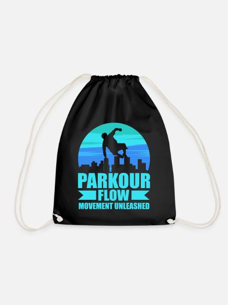 Parkour, Freerunning, Street Workout, Acrobatique - Sac de sport léger - noir