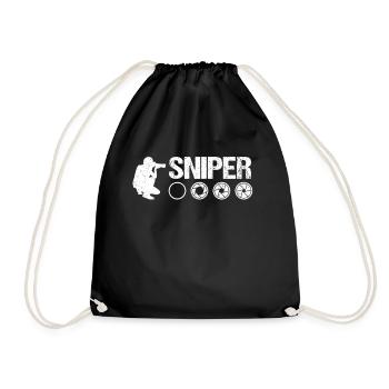 Photographer Photography - Drawstring Bag - black - Front