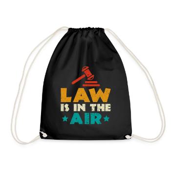 Le droit est dans l’air - Law Lawyer Lawyers - Sac de sport léger - noir - Devant