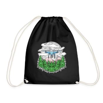 Drone - Sac de sport léger - noir - Devant