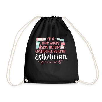 Cute Licensed Esthetician Skincare - Turnbeutel - Schwarz - Vorne