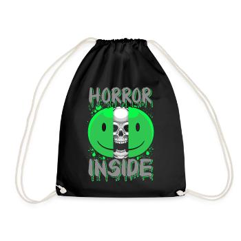 Zombie Horror Horror Film Festival + Halloween - Drawstring Bag - black - Front