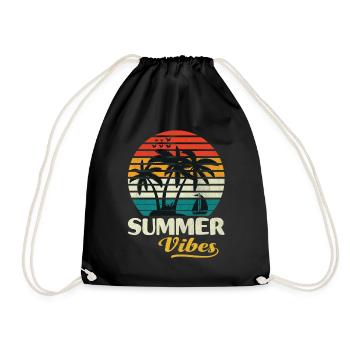 Sailing Sailors Summer Vibes Sailor Gifts - Sac de sport léger - noir - Devant