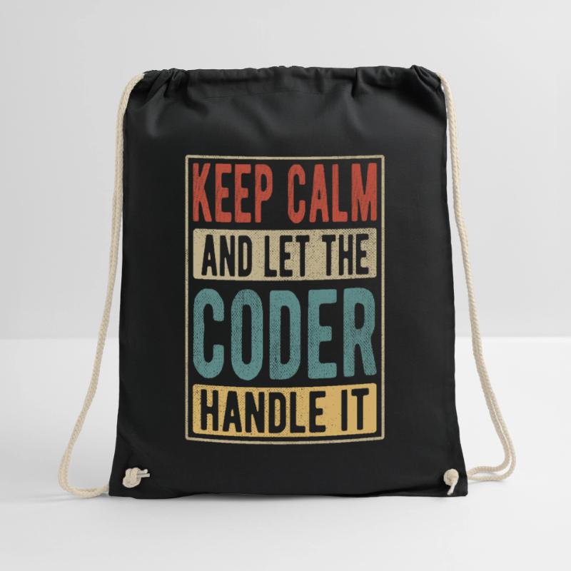 Coder Retro Gift Drawstring Bag