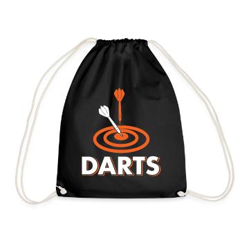 Darts Sport Club, Dartboard, Pfeil Sport Darts - Drawstring Bag - black - Front
