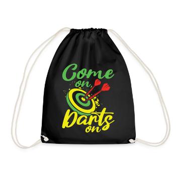 Darts Sport Club, Dartboard, Pfeil Sport Darts - Drawstring Bag - black - Front