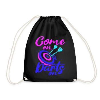 Darts Sport Club, Dartboard, Pfeil Sport Darts - Drawstring Bag - black - Front