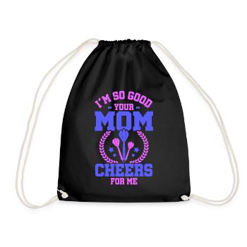 Darts Sport Club, Dartboard, Pfeil Sport Darts - Drawstring Bag - black - Front