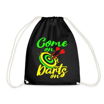 Darts Sport Club, Dartboard, Pfeil Sport Darts - Drawstring Bag - black - Front