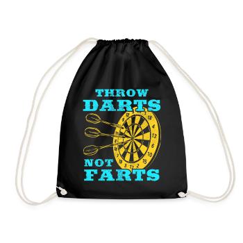 Darts Sport Club, Dartboard, Pfeil Sport Darts - Drawstring Bag - black - Front