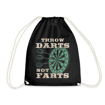 Darts Sport Club, Dartboard, Pfeil Sport Darts - Drawstring Bag - black - Front