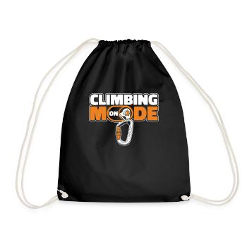 Mode escalade sur l’escalade sportive Escalade de vitesse - Sac de sport léger - noir - Devant