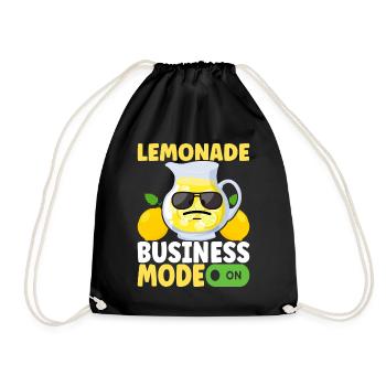 Lemonade Lemonade stand - Drawstring Bag - black - Front