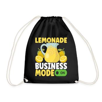 Lemonade Lemonade stand - Drawstring Bag - black - Front
