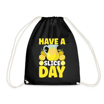 Stand de limonade Lemonade - Sac de sport léger - noir - Devant