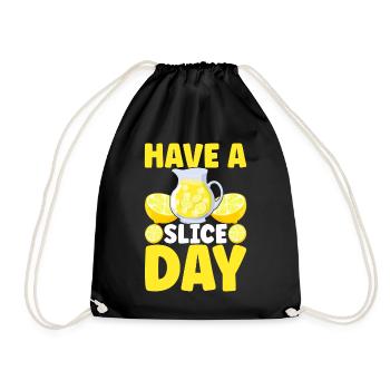 Stand de limonade Lemonade - Sac de sport léger - noir - Devant