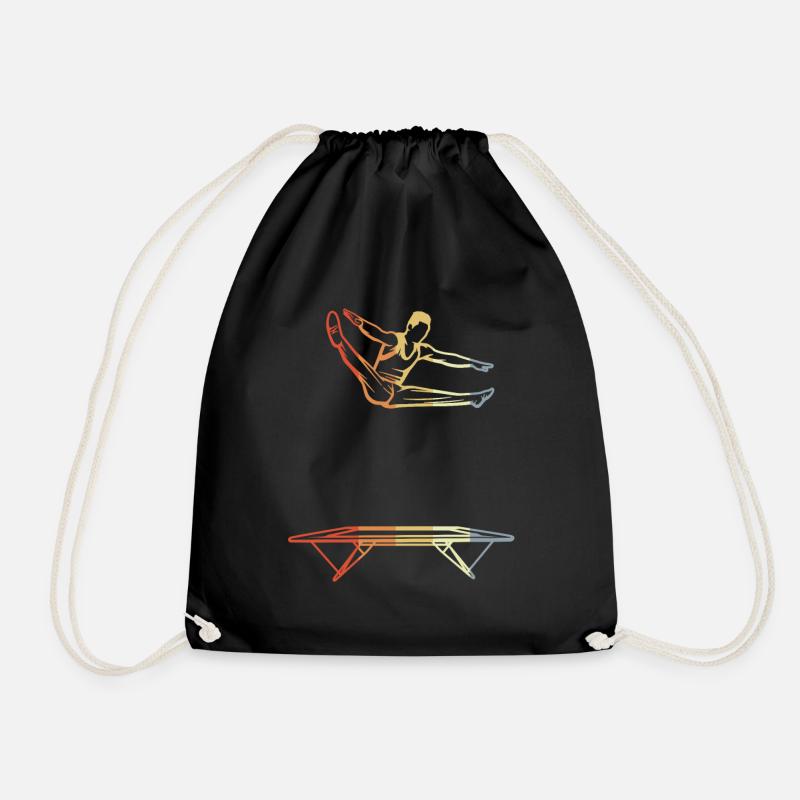 Drôle de garçon trampoline - Sac de sport léger - noir